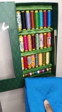 Sewing thread organizer tips #shorts #sewing #bobbin #thread #organizer #tips #tricks #diy #stitch