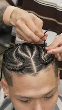 💈(ASMR) Sharp Cornrow Braids by Tokyo’s Coolest Barber