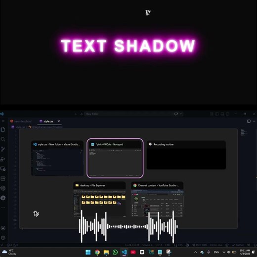 How to make the best text shadow animation with Css