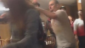 Caught on camera: Fight breaks out in restaurant