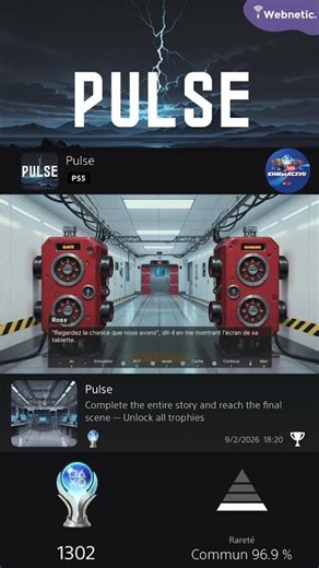 1301ème et 1302ème Platinum Trophy Pulse sur PlayStation 4 et PlayStation 5