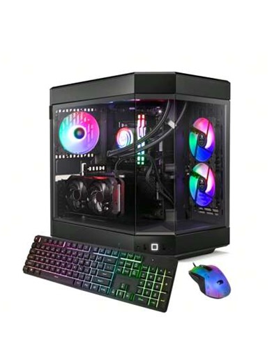 IBUYPOWER Y60 Gaming PC Desktop - Intel Core Ultra 9 285K, NVIDIA GeForce RTX 4070 Super 12GB, 32GB DDR5 RGB RAM, 2TB NVMe SSD (Y60BI9N47S02) | SHEIN