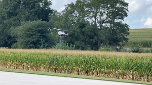 We had the Yamaha Motor FazerR spray drone over corn first the first time in 35 years! We’re excited about this partnership and bringing even more reliable tools to growers in the Midwest! 🇺🇸 | Kelly Hills Unmanned Systems