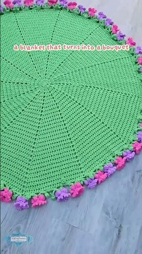 Making the Lily of the Valley Blanket: Watch it Bloom! 🌼 #crochetdiy #craftinghappiness