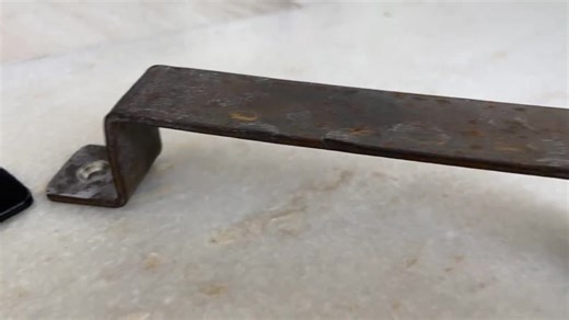 Handmade Flat Iron Handle: Barn Door, Cabinet, or Drawer Pull - Etsy