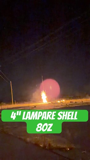 4” Lampare Cylinder Shell #pyrotechnics #diy #pyro #millionaire