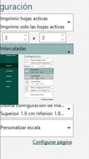 Como Imprimir Páginas INTERCALADAS EXCEL