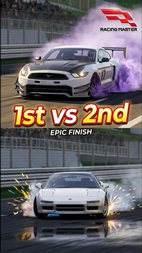 Ford Mustang GT vs Honda NSX-R | Cinematic Top 2 Finish | Racing Master