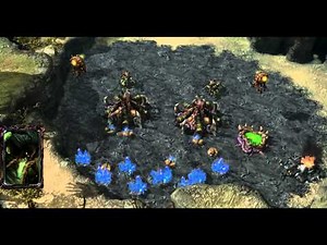 Starcraft 2 - Heart of the Swarm - Mission Zergling Evolution - Brutal