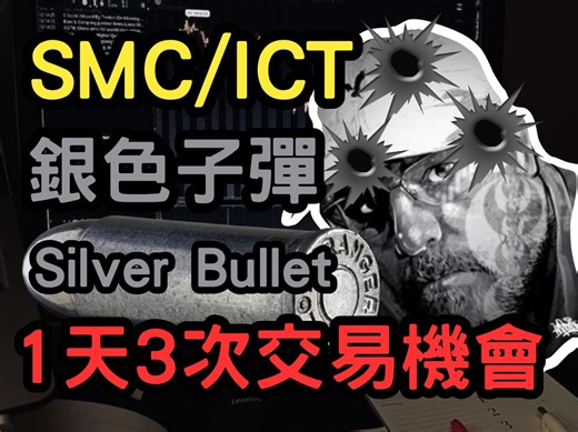 一天3次的无脑交易策略，银色子弹Silver Bullet，从原理到应用 | 保母级教学 | 全网最细教学 | SMC聪明钱 | ICT | SMC