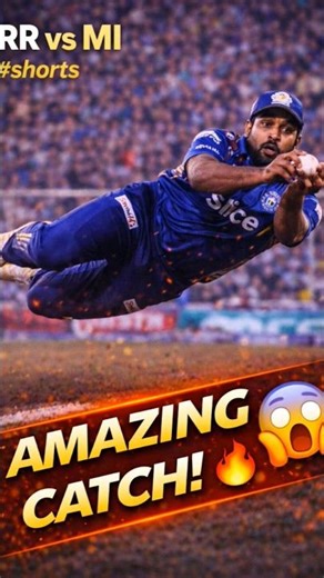 WHAT A CATCH 😱 Rohit Sharma Unreal Grab 🔥 RR vs MI IPL 2026 #shorts