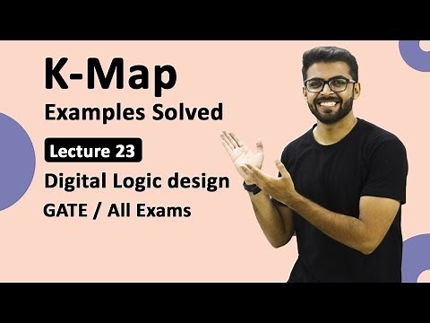 K Map in hindi 3 Variables | K Map Examples in hindi | Digital Logic GATE Lectures in Hindi
