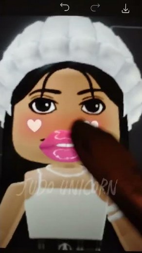 Makeup for my Roblox avatar 💞💄💅🏽