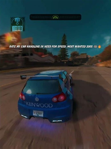 Rate My Volkswagen GT Handling 😮‍🔥 | NFS Most Wanted 2005 #nfsmw2005 #nfs