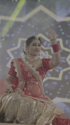 Traditional Indian Dance Performance on Stage