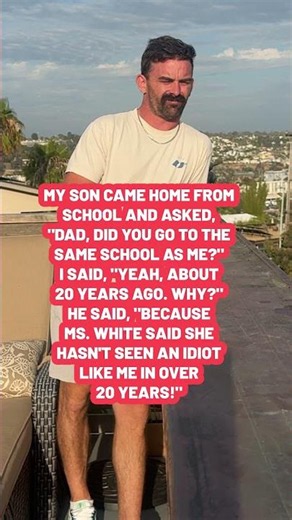 Son Realizes Dad Was The School Idiot #shorts #funny