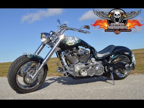 2006 BOURGET BIKE WORKS FATSO FAT DADDY 330 SOFTAIL CHOPPER, 3,409 Mi. 1 Owner. Excellent Condition