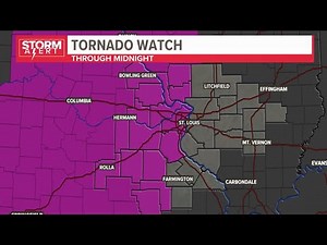 LIVE RADAR: Storms move through St. Louis region Tuesday evening