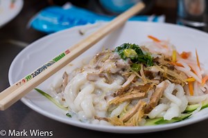 Banh Tam Bi - Thick Noodles and Creamy Coconut Milk in Vietnam