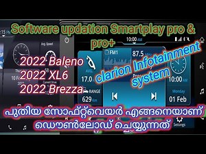 How To Download Clarion Infotainment System Software l Baleno 2022 | XL6 2022 | Brezza 2022