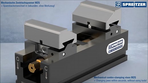 SPREITZER Zentrischspanner MZQ | SPREITZER centre-clamping vise MZQ