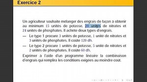 5.5K views · 208 reactions | Recherche opérationnelle (RO) Exercice 2 (Minimisation) EP 4 | عالم طلبة الاقتصاد | Facebook