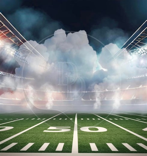 Football Field Stadium Background With Smoke and Lights (digital Download) - Etsy