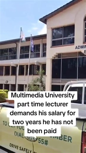 An Extremely embarrassing scene unfolded at Multimedia University when a part-time lecturer literally climbed onto the roof of the administration block in protest over unpaid dues. Now, If lecturers have been pushed to this point, one thing is certain .... no real learning is taking place, and students are silently enduring far more than anyone cares to admit. Yaani, comrades are going through a lot ...from Kisii university, Maseno, JOOUSTetc. | Higher Education News