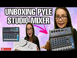 UNBOXING Part 1, Pyle PMXU83BT, Black Studio Mixer | Gorgeous Jean