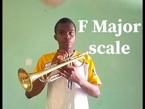 How to play F Major scale on the trumpet [Trumpet tutorial]