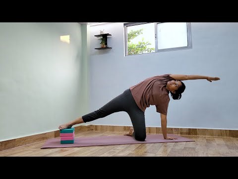 Simple & Effective Side Bends for Opening Tight Hips & a Slim Waist | Yoga Blocks Stretches