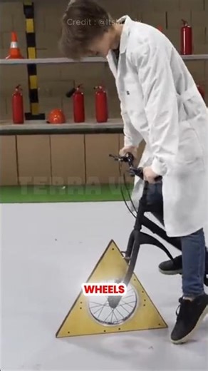 Triangle-Wheeled Bike… Can It Actually Ride? 🤯