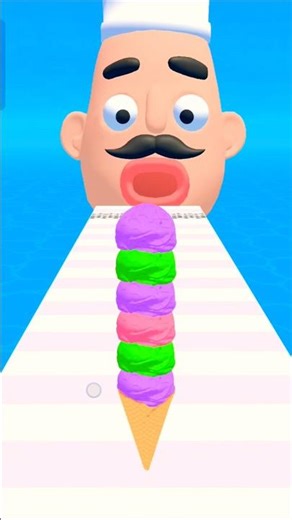 Stacky Ice Cream Runner Part-01 #stackyicecreamrunner #games #shorts #youtubeshorts