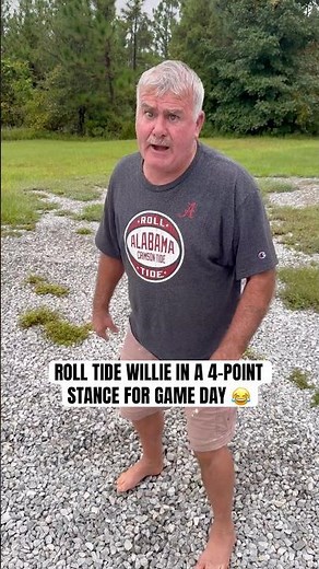 Roll Tide Willie is excited to watch Bama 😅 (via ‪@RollTideWillie‬)