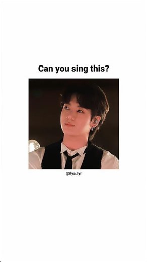 Can You Sing This? 💜| Subscribe for more| #kpop #jungkook #lyrics