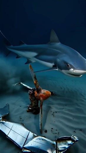 Shark GoPro POV: What I Found in the Bermuda Triangle Will Shock You! #shorts #viralshorts #aishorts