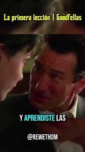 The first lesson on becoming a made man | Goodfellas