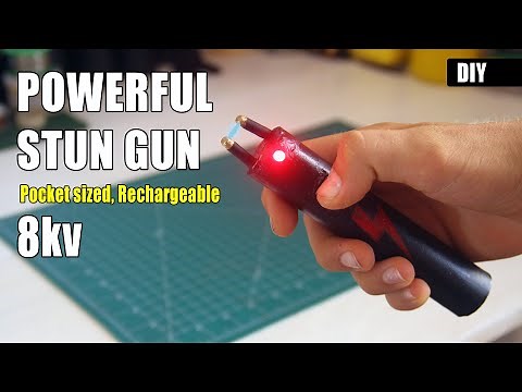 Make a POWERFUL Stun Gun for Self Defense | DIY