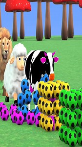 Which animal looks best? 🤔 Comment & follow 🐄🦆🐘🐯 | 3D Animals