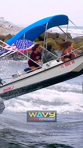These Girls are Fearless on the 13ft Boston Whaler! Blue Top Legend! Would you ride with them? ➡️ Follow Wavy Boats for more original boat action videos! The largest boat action network across all platforms! #wavyboats #hauloverinlet #hauloverboats #haulover #boats #bocainlet #boyntoninlet #miamiriver #jupiterinlet #roughinlets See less | Wavy Boats