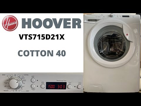 Hoover VisionTech VTS715D21X Washing Machine - Cotton 40