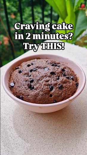 2 Minute Eggless Chocolate Mug Cake | Easy Microwave Chocolate Cake