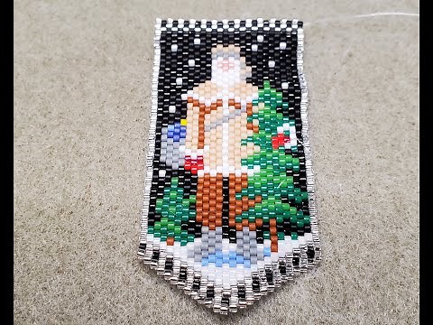 Beading 1 - Starting a Peyote Tapestry Piece