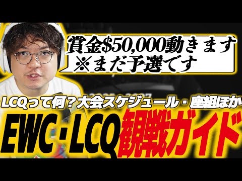 【スト6】EWC開幕直前！LCQをわかりやすく解説！予選なのに賞金総額$50,000！？本戦を賭けた熾烈な争いにSFLリーガー達も大勢参戦！ストリートファイター/カプコンカップ/CAPCOM/ふり〜だ
