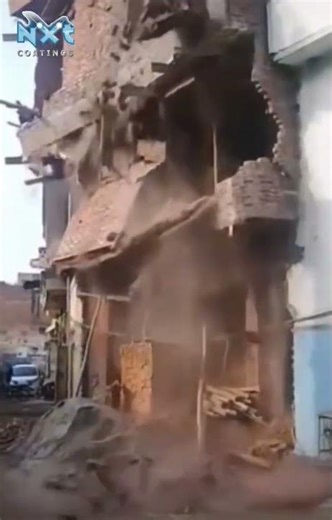 building Collapse During Construction #civilengineering #nxtcoatings #siteinsights #shuttering