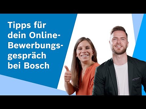 Tipps für dein Online-Bewerbungsgespräch bei Bosch