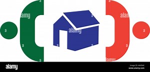 Family Icon Design With Home, AI 8 supported Stock Vector Image & Art - Alamy