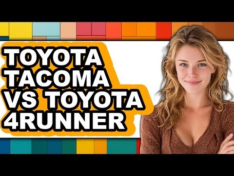 Toyota Tacoma vs Toyota 4Runner - Full Comparison