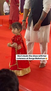 Bipasha Basu, Karan Singh Grover, and little Devi at the Durga pandal, sharing an adorable and heartwarming family moment❤️😍 #bipashabasu #karansinghgrover #bollywoodstreetsnap | Bollywood Street Snap