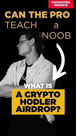 HODLER Airdrops? Explained in 1 Minute (Can the #Crypto Pro teach a Noob?)